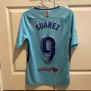 Barcelona 2017/2018 Away Jersey Luis Suarez